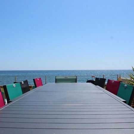 Bord de mer, pieds dans l'eau, vue panoramique Villa San-Nicolao Eksteriør bilde