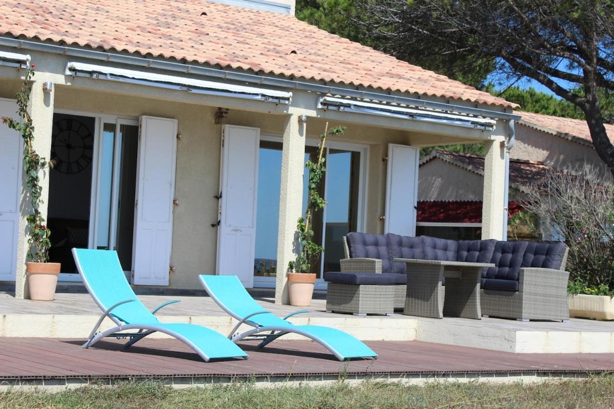 Bord de mer, pieds dans l'eau, vue panoramique Villa San-Nicolao Eksteriør bilde