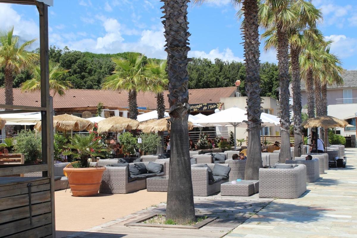 Bord de mer, pieds dans l'eau, vue panoramique Villa San-Nicolao Eksteriør bilde