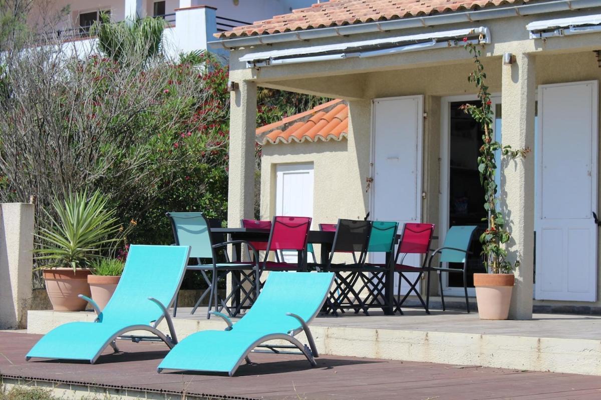 Bord de mer, pieds dans l'eau, vue panoramique Villa San-Nicolao Eksteriør bilde