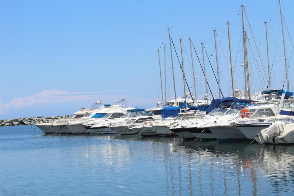 Bord de mer, pieds dans l'eau, vue panoramique Villa San-Nicolao Eksteriør bilde